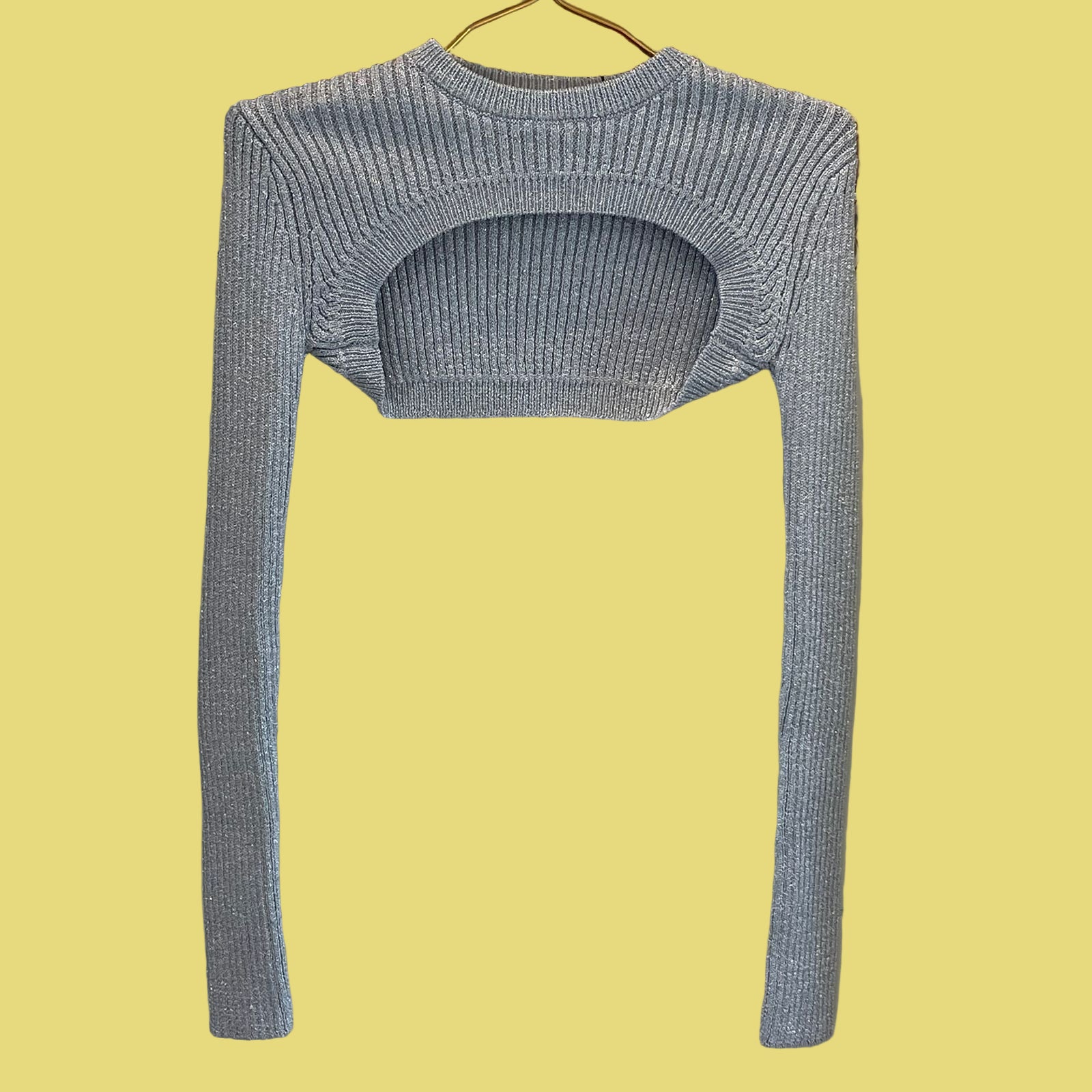 CROPED MANGA LONGA BERSHKA