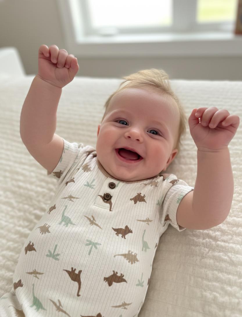 BODY INFANTIL MASCULINO DREAM GRO TAM 6 A 9 MESES