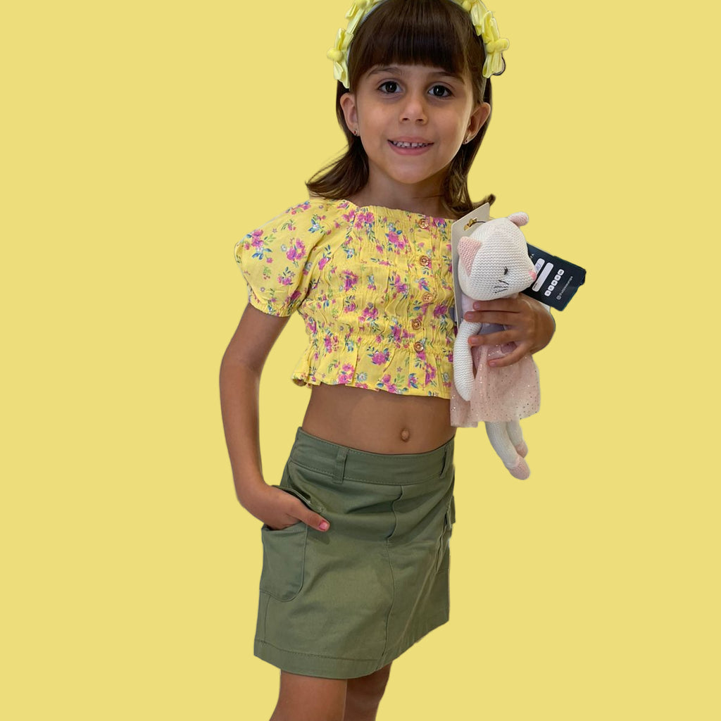 CONJUNTO TOP / SAIA LEMON KISS