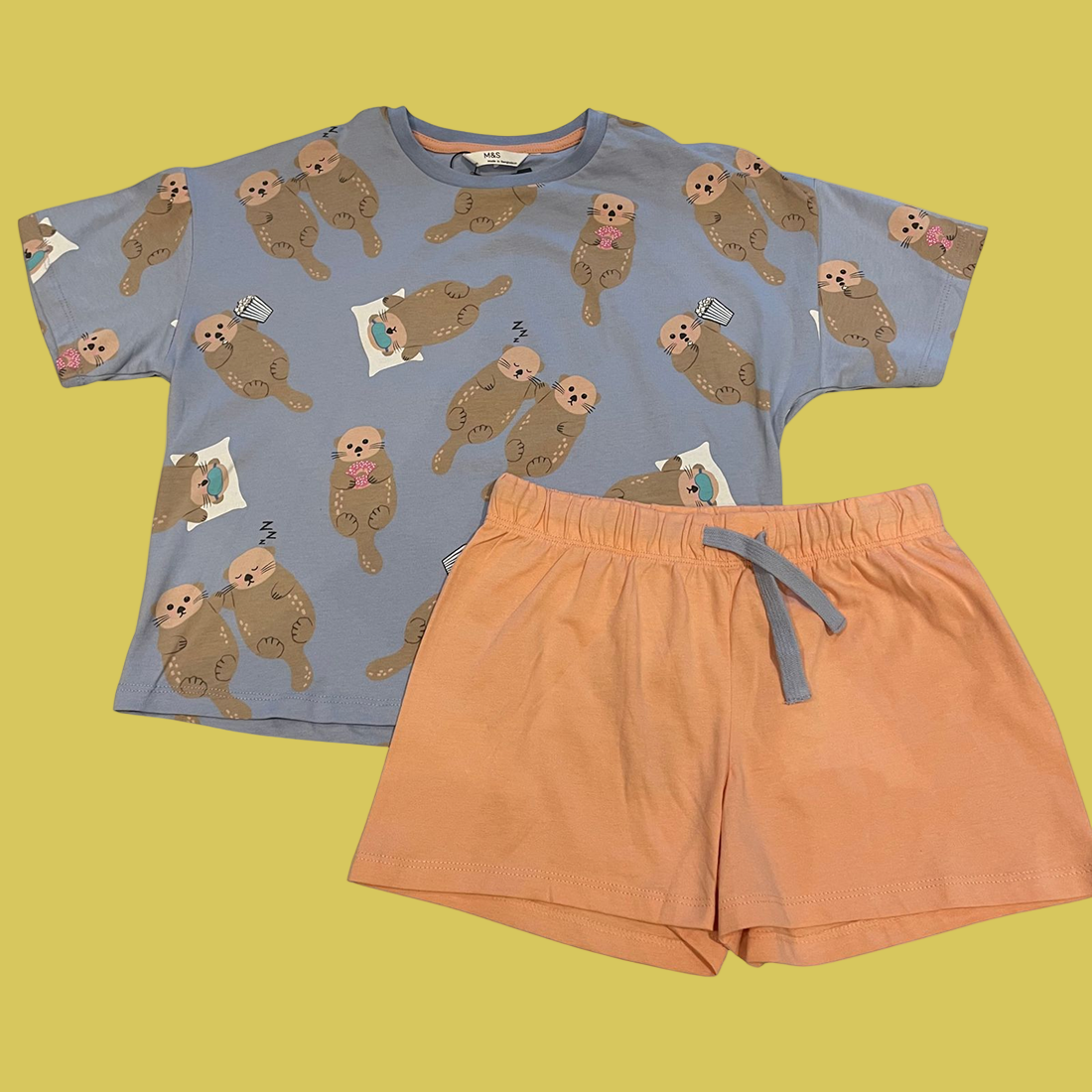 PIJAMA INFANTIL TSHIRT/SHORT M&S