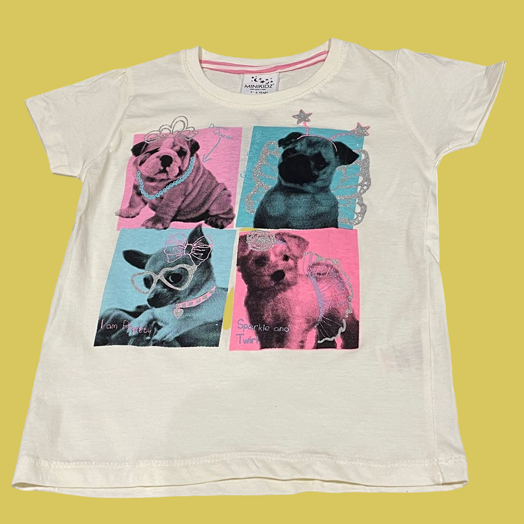 CONJUNTO FEMININO INFANTIL TSHIRT/SHORT MINIKIDZ