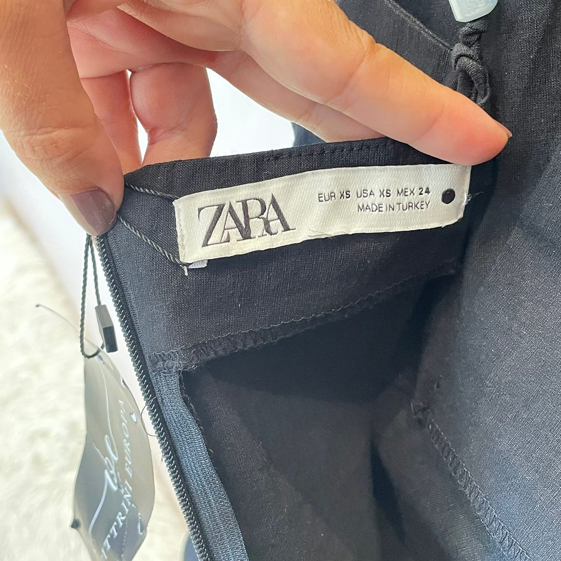 VESTIDO BEADED STRAPS ZARA