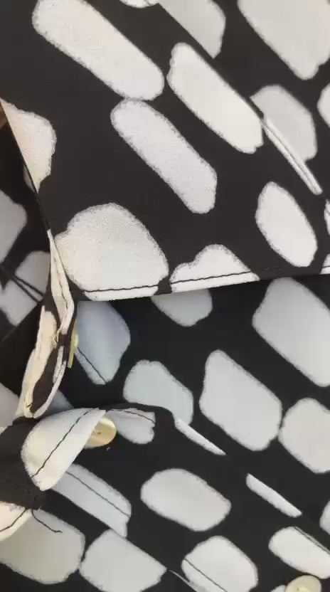 BLUSA ESTILO CAMISA ESTAMPADA M&S