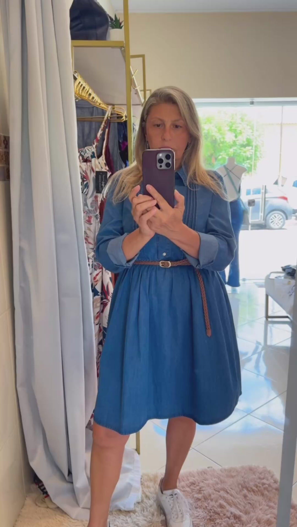 VESTIDO DENIM PIECES